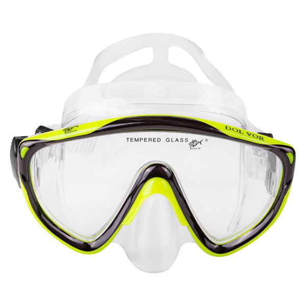 Маска для плавания Dolvor M172P - Желтая