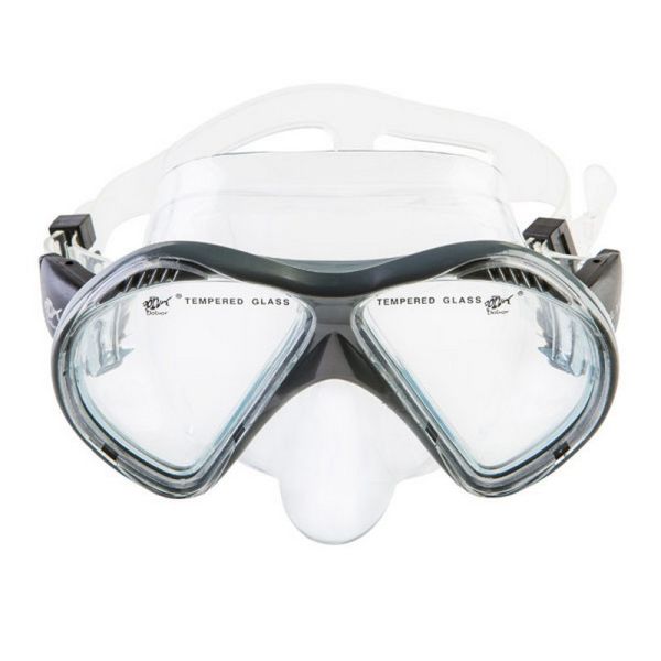 Маска для плавання Dolvor - M293P - Сіра