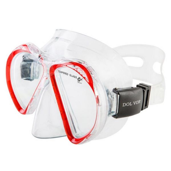 Маска для плавання Dolvor - M293P - Червона