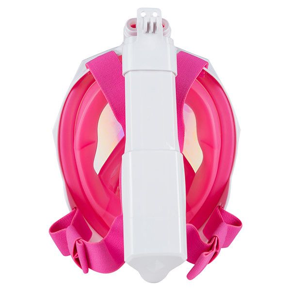 Маска для плавання - Повнолицева - Дзеркальна - M2068/LG14 - Рожевий