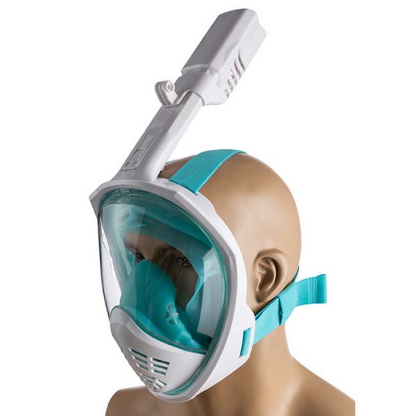 Маска для плавання - Повнолицева - M2068/S2 - Розмір S/M - Зелений