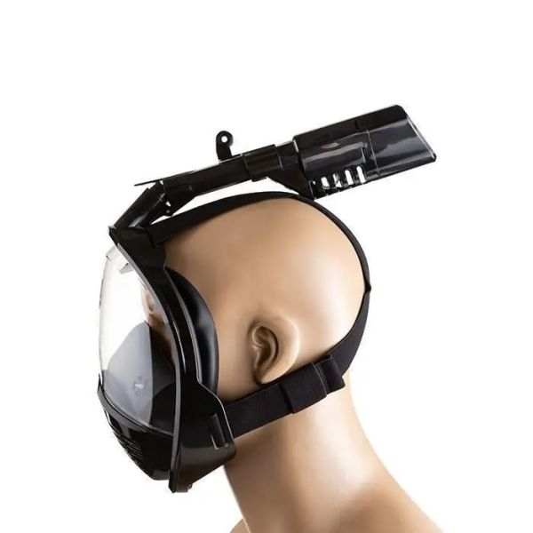 Маска для плавания - Полнолицевая - M2068/L34 - Размер L/XL - Чёрный