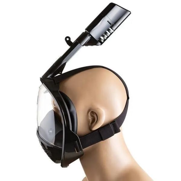 Маска для плавания - Полнолицевая - M2068/L34 - Размер L/XL - Чёрный