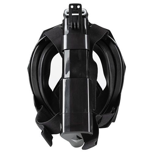 Маска для плавання - Повнолицьова - M2068/S1 - Розмір S/M - Чорний