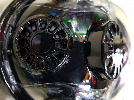 Маска для плавання - Повнолицьова - На 2 трубки - Синя