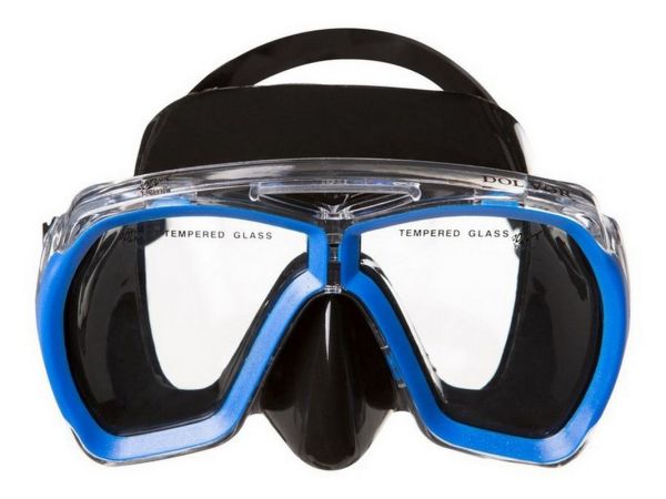 Маска для плавания Dolvor M244S-1BS - Синий (Metallic Blue)