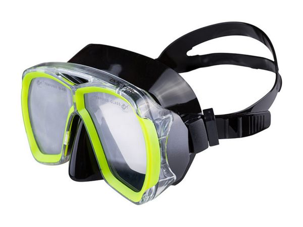 Маска для плавання Dolvor M244S-1BS - Лимонний (Neon Yellow)