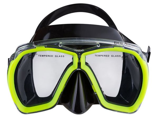 Маска для плавання Dolvor M244S-1BS - Лимонний (Neon Yellow)