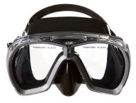 Маска для плавания Dolvor M244S-1BS - Серебро (Silver Gray)