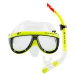 Маска и трубка Dolvor M213-1+SN52P - Комплект - Желтый