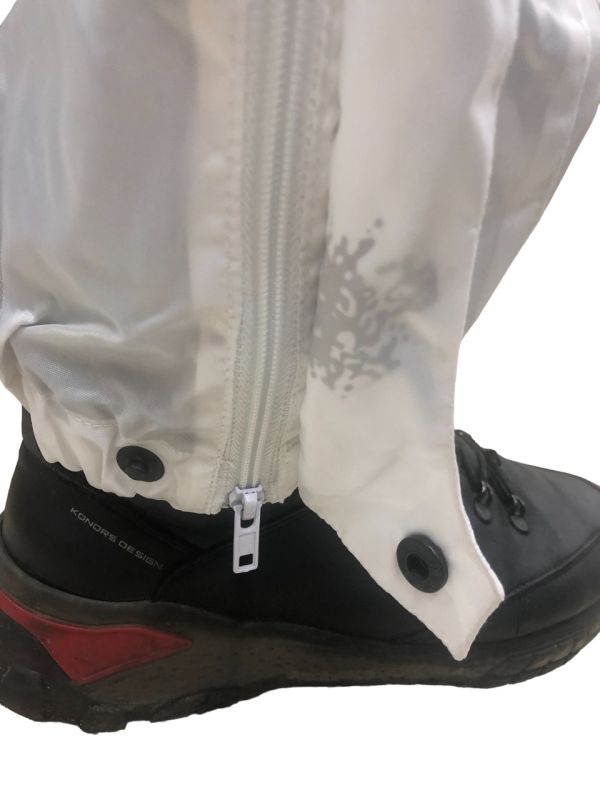 Маскировочный костюм тактический ВСУ - Зимний - Водоотталкивающий - Белый (Клякса)