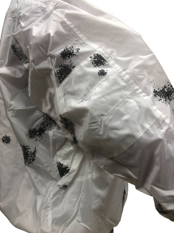 Маскировочный костюм тактический ВСУ - Зимний - Водоотталкивающий - Белый (Клякса)