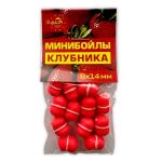 Минибойлы Dolphin - С резинкой - Тонущие - 8x14 мм - 12 шт/уп - Клубника