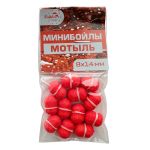 Минибойлы Dolphin - С резинкой - Тонущие - 8x14 мм - 12 шт/уп - Мотыль