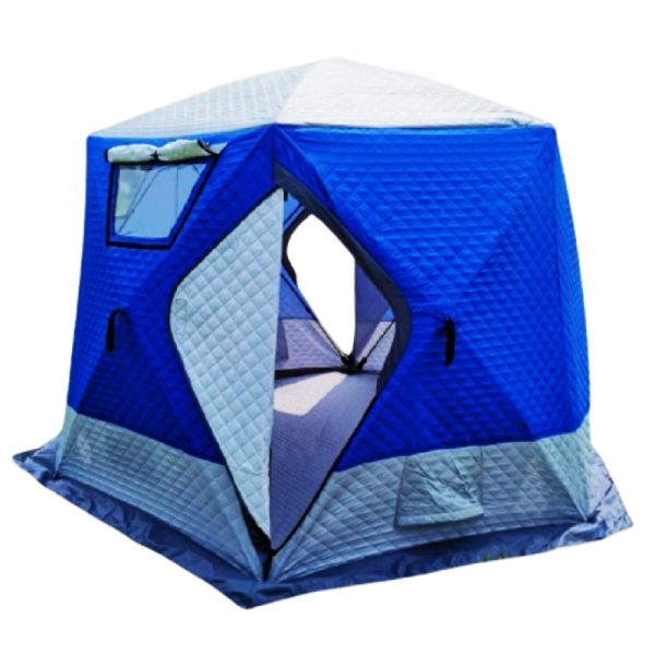 Палатка-куб для зимней рыбалки Mircamping 2020 - Трехслойная - С полом - Мобильная баня