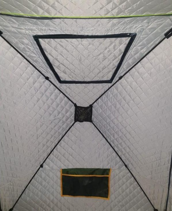 Палатка-куб для зимней рыбалки Mircamping 2020 - Трехслойная - С полом - Мобильная баня