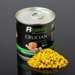 Прикормка MIX-4 зерен Robin Карась Перловка-Чеснок - ж/б  200 мл