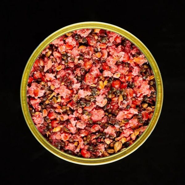 Прикормка MIX-6 зерен измельченный Robin - Клубника-Бергамот - ж/б 900 мл