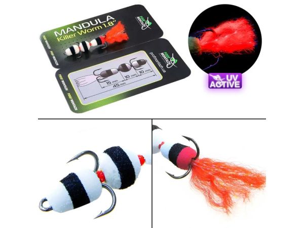 Мандула Killer Worm 3 сегмента 1,8" (45 мм) - Микро - ПрофМонтаж - #907