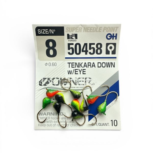 Мормишка Крапля ручна робота Асорті - Owner №8 (50458) - 10 шт/уп