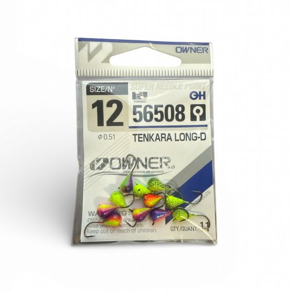 Мормишка Крапля ручна робота Асорті - Owner №12 (56508) - 10 шт/уп