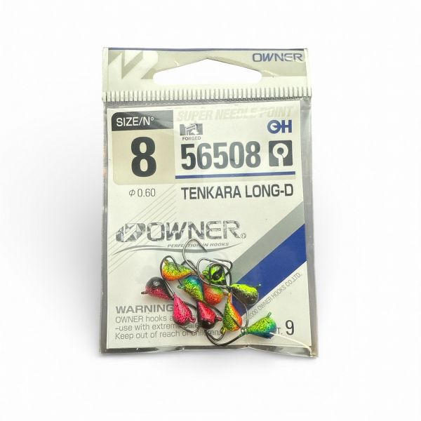 Мормышка Капля ручная работа Ассорти - Owner №8 (56508) - 10 шт/уп