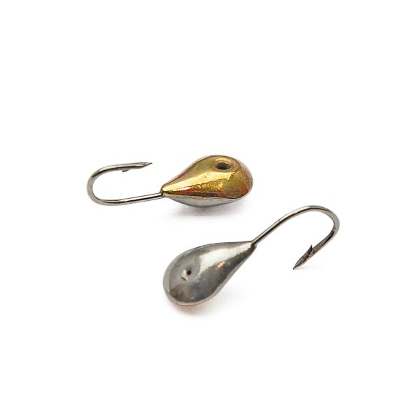 Мормышка Whally Fishing - Паяная Кристалл - Капля - Медь - 10 шт/уп