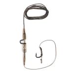 Монтаж безопасная клипса на лидкоре ПрофМонтаж (Крючок №8, L-70см, 45LB)