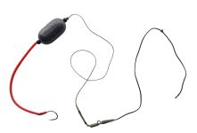 Монтаж для ловли сома Anvi №1 с безопасной клипсой, подводным поплавком и 1 крючком