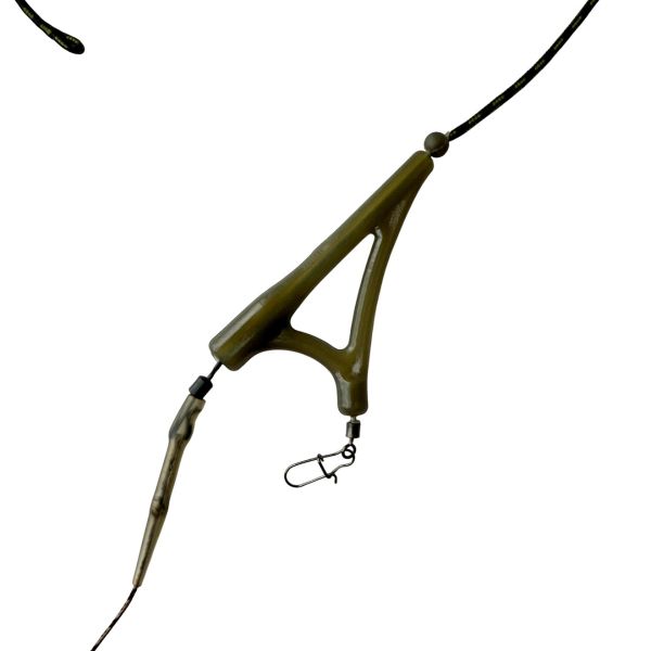 Монтаж для ловли сома Anvi №2 с противозакручивателем, подводным поплавком и 1 крючком