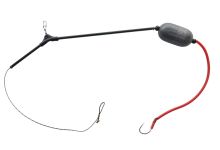 Монтаж для ловли сома Anvi №3 с усиленным противозакручивателем, подводным поплавком и 1 крючком