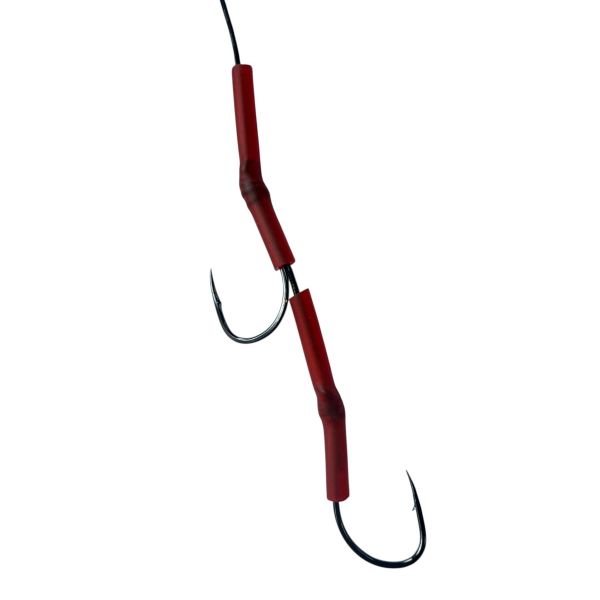 Монтаж для ловли сома Anvi №5 с противозакручивателем, подводным поплавком и 2 крючками