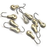 Мормышка Elite Alliance - Груша - 0.3 г - Серебро