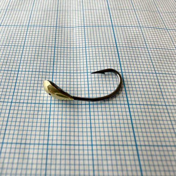 Мормышка карповая для летнего кивка - YAGAN - №13 - Капля (обратка) - 0,7 г - Ø5 мм - Крючок Kumho №13 - Золото