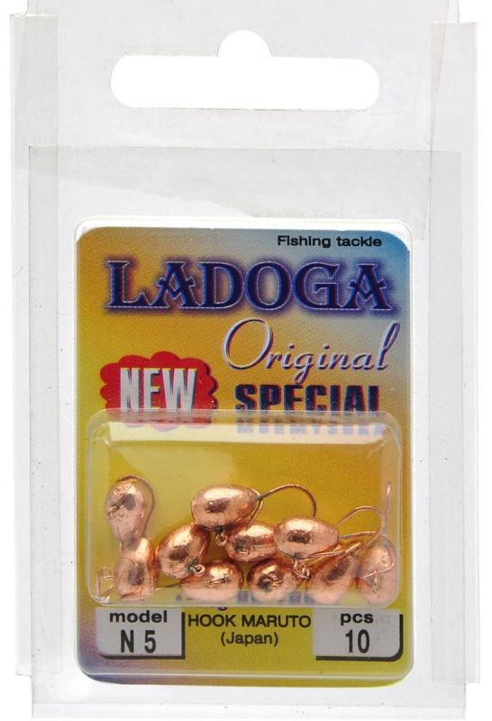 Мормишка Ladoga Крапля - Мідь - 10шт./уп