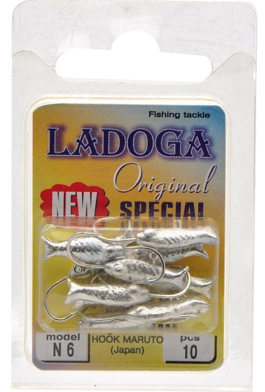 Мормишка Ladoga Мальок - 1.5 г - Срібло - 10шт./уп