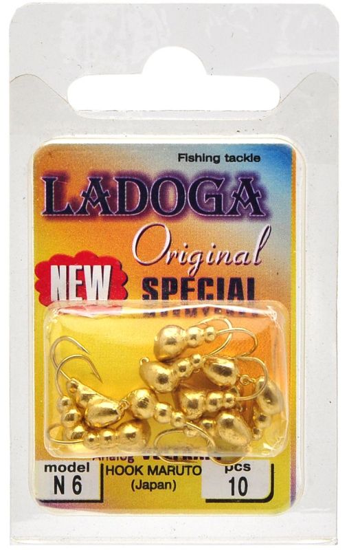 Мормышка Ladoga Муравей с ушком - 0.9 г - Золото - 10 шт./уп