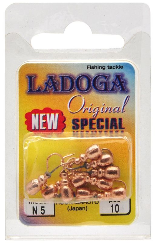 Мормишка Ladoga Гусінь - 0.9 г - Мідь - 10 шт./уп
