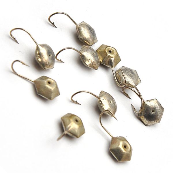 Мормишка Elite Alliance - Шестикутна - 0.6 г - Срібло