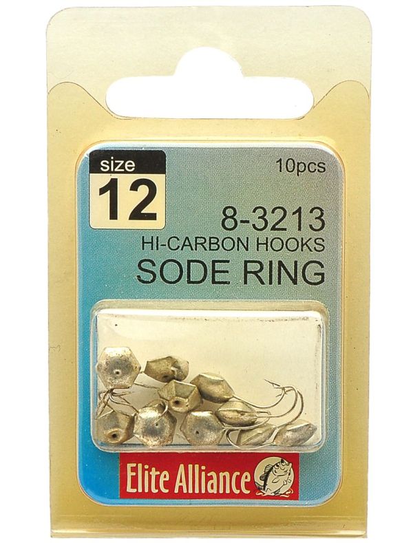 Мормишка Elite Alliance - Шестикутна - 0.6 г - Срібло