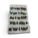 Мормышка Уралка паяная - Серебро - 50 шт/уп