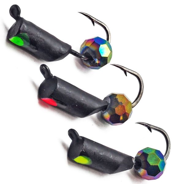 Мормышка Вольфрамовая Владимирская "Гвоздик с граненым шариком хамелеон" - 2.5 мм - 0.6 г - Арт.574