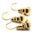 Мормышка Вольфрам Капля Граненная - Золото - 10 шт./уп