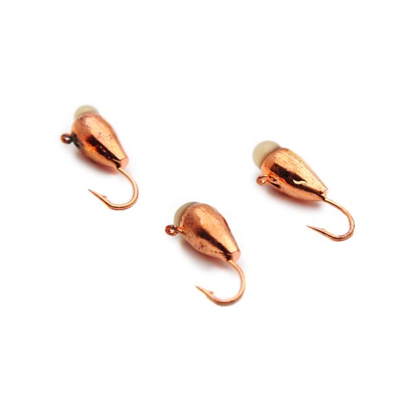 Мормишка Вольфрам Крапля з каменем - Мідь