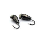 Мормышка Вольфрам Капля с камнем - Никель