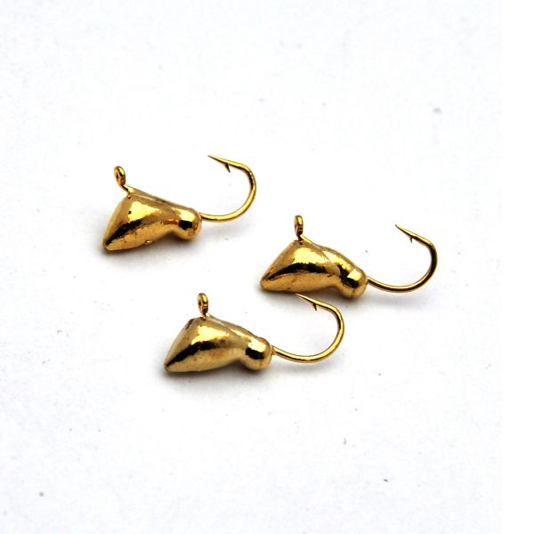 Мормишка Вольфрам Оса - Золото - 10 шт./уп