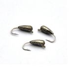 Мормышка Вольфрам Пол Капли - Темное серебро - 10 шт./уп