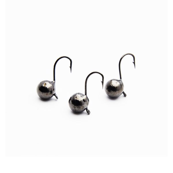 Мормишка Вольфрам Куля - Темне срібло - 10 шт./уп