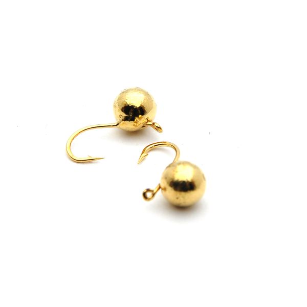 Мормишка Вольфрам Куля - Золото - 10 шт./уп