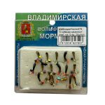 Мормышка Вольфрамовая Владимирская "Чёртик с кубиком хамелеон" - 4 мм - 0,4 г - Арт.576